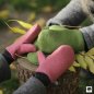 Mobile Preview: gefütterte Handschuhe aus Merinowalk Sonderfarben altrosa und grün